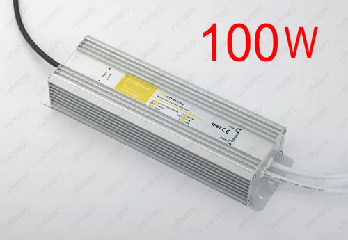 100 Вт 8a Универсальный Питание/трансформатор/водителя, 110 В/220 В AC Вход, 12 В DC Выход, Водонепроницаемый IP67, для видеонаблюдения LED светодиодные полосы