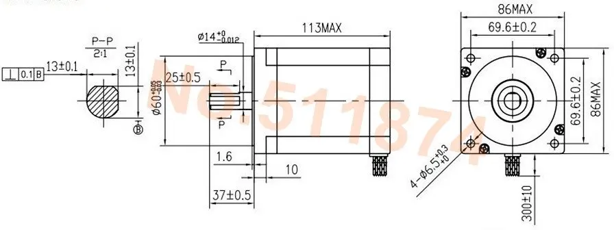 Хорошее качество! Wantai ЧПУ Nema34 шаговый двигатель 85BYGH450B-004 6.5N-m(920oz-in) 113 мм 3.5A CE по ограничению на использование опасных материалов в производстве ISO фрезерный станок с ЧПУ для резки мельница Cut Лазерная