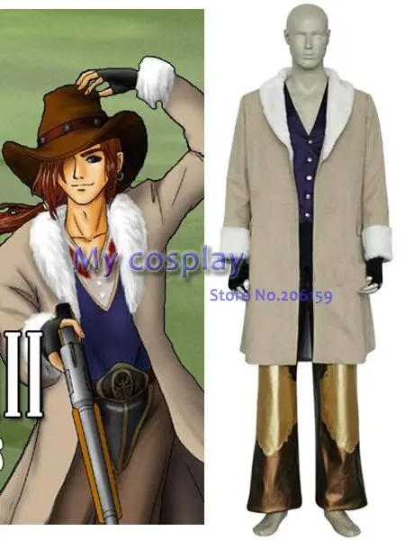 Аниме Final Fantasy Косплэй-Final Fantasy VIII Ирвин kinneas Для Мужчин's Косплэй костюм для Хэллоуина Бесплатная доставка