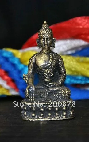 HDC0683 9 шт Тибетский Мини карманный счастливый будда амулеты ремесла, стол латунные статуи Будды Декор Искусство, 43-48 мм, смешанный заказ