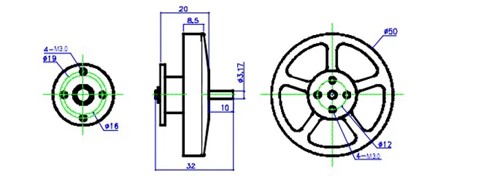 F04997-C JMT собранный комплект: 30A ESC+ двигатель+ KK Плата подключения ESC разъемы Dean T вилка провода для 6-Aix Drone Hexacopter FS
