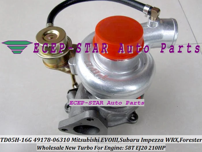 TD05-16G 49178-06310 4412AA092 Turbo турбонагнетатель для Mitsubishi EVO 3 III для SUBARU, автомобильные аксессуары, брелок для автомобиля SUBARU WRX GT555 58 T EJ20 2.0L 210HP