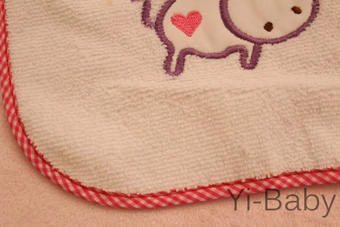 yb0017 цветок/Слон/Бегемот Burp Полотна младенческой слюны полотенца Baby Bib водонепроницаемый нагрудник нагрудники 12 шт./компл