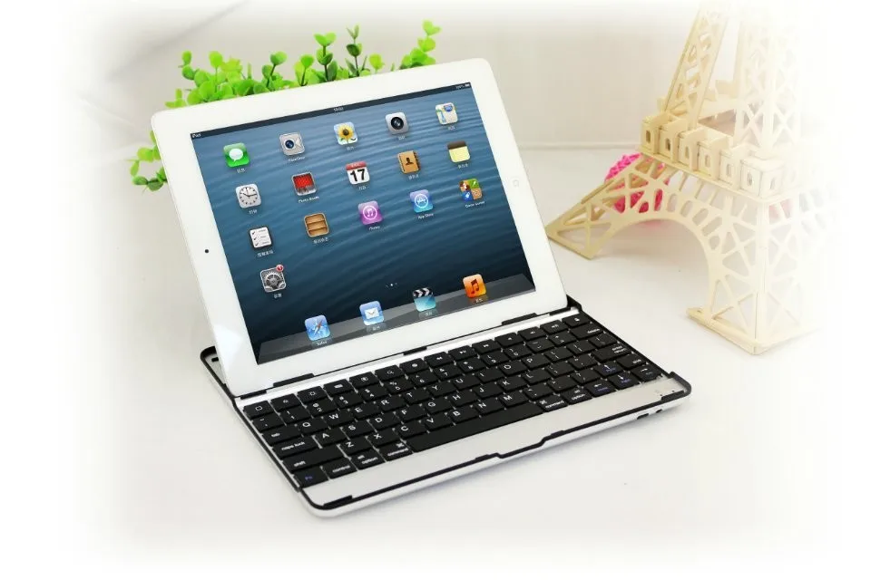 Ультра тонкий Bluetooth Беспроводной клавиатура ABS для iPad 2 3 и 4