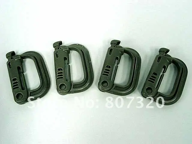 Grimloc D-Ring замок MOLLE карабин 4 шт. пакет ОД BK Tan