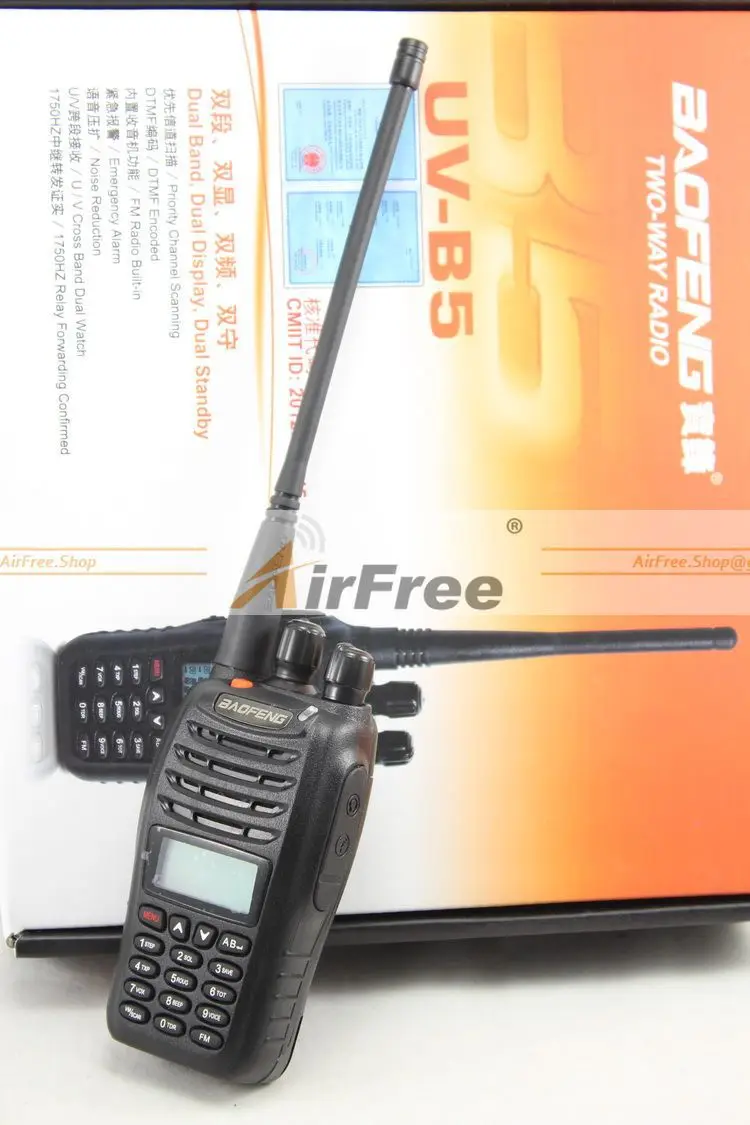 Baofeng рация UV-B5 двухдиапазонный CB радио приемопередатчик UHF VHF двухстороннее радио 5 Вт с FM радио