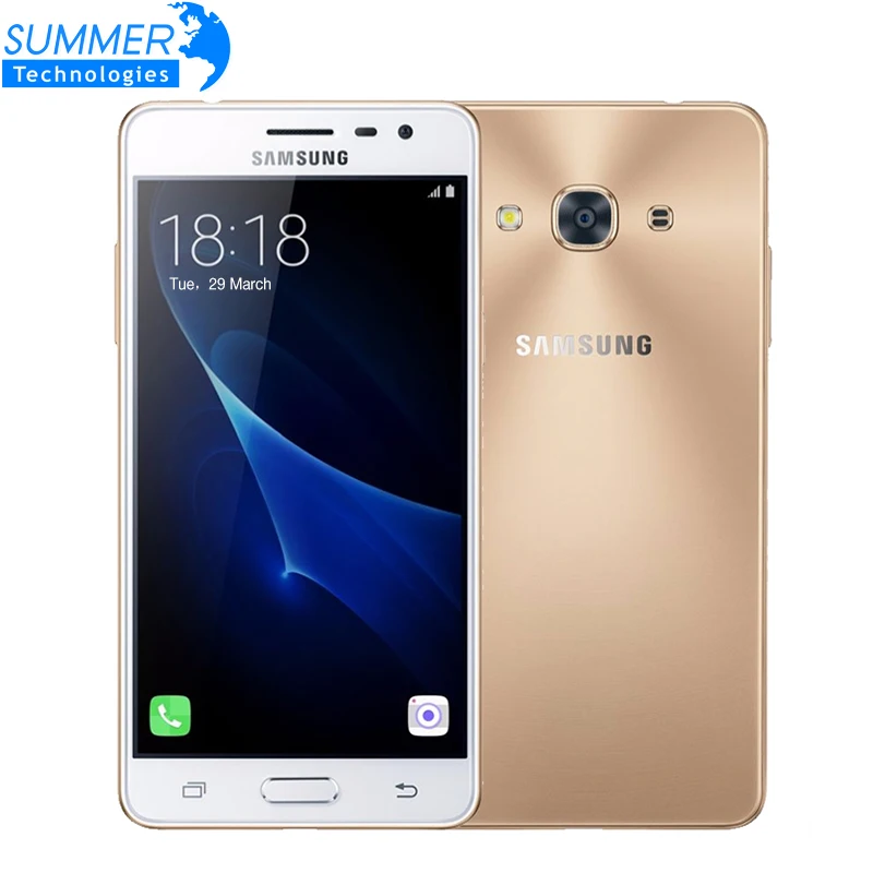 Original Unlocked Samsung Galaxy J3 Pro J3110 Mobile Phone Snapdragon 410 Quad Core 4G LTE Dual SIM 5.0'' 8MP NFC Smartphone