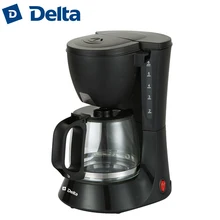 Кофеварка капельного типа DL-8153, объем 600мл, съемный моющийся фильтр, съемный моющийся держатель для фильтра, световой индикатор работы на кнопке, шкала уровня воды, система поддержания температуры,функция антикапля