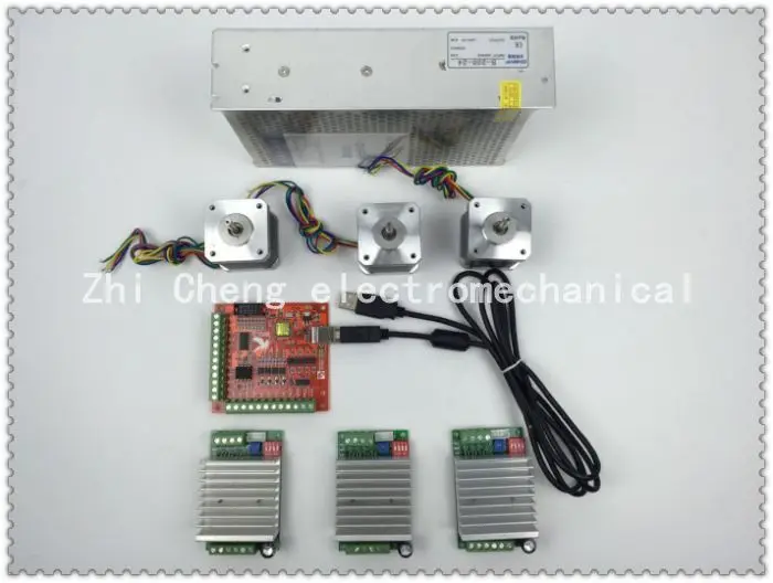 3-осевой комплект mach3 CNC USB 3 драйвера TB6600 + контроллер шагового двигателя 100 кГц nema17