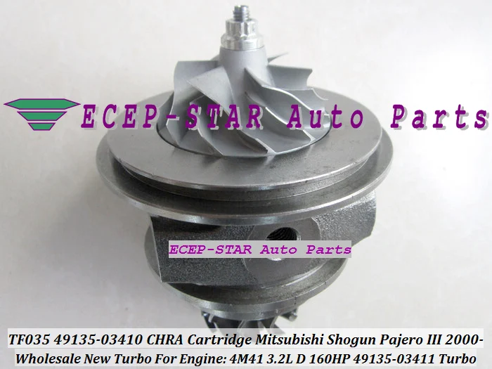 Турбо картридж CHRA Core TF035HL 49135-03411 49135-03410 для Mitsubishi Pajero III 2000-06 Shogun 4M41 3.2L DiD 160HP