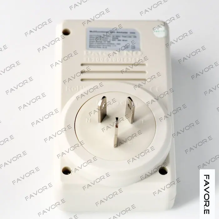 plug-in single phase digital display power meter - AU plug
