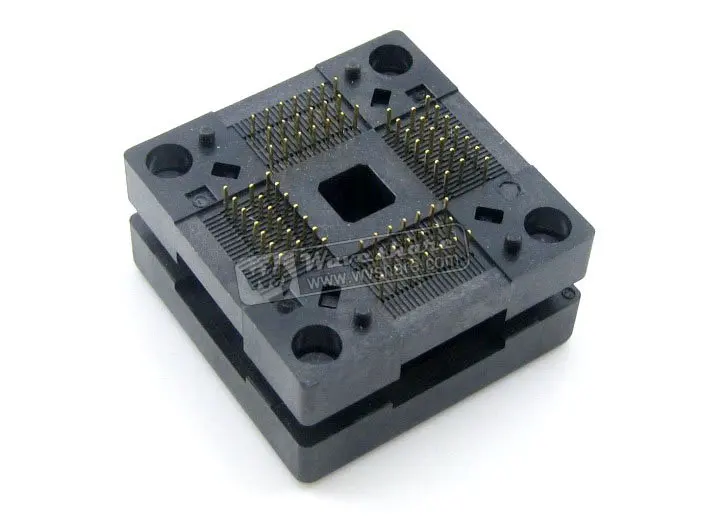 QFP80 TQFP80 LQFP80 PQFP80 OTQ-80-0.5-02 QFP IC тест ожога в гнездо Enplas 0,5 мм шаг