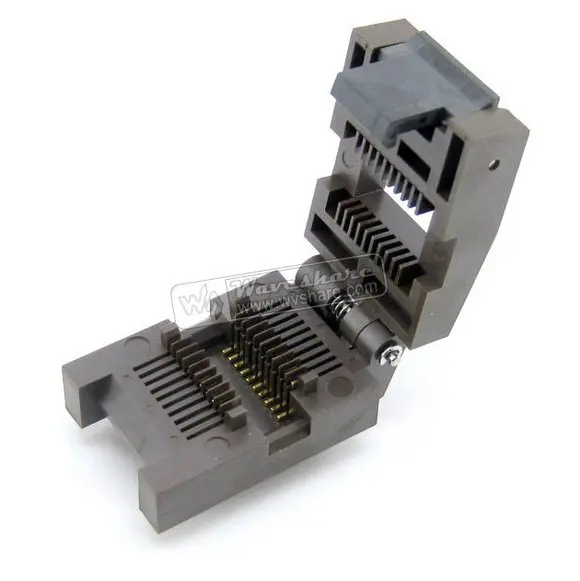 SOP20 SO20 SOIC20 FP-20-1.27-06 Enplas IC Тесты burn-в гнездо адаптера Программирование 5,3 мм Ширина 1,27 мм шаг