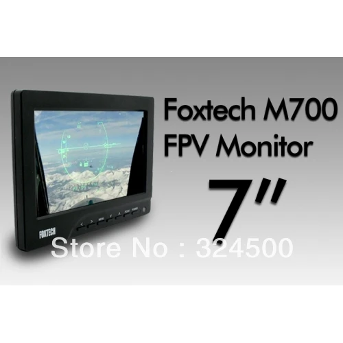 Скидка Аудио Видео AV Foxtech M700 " 7 дюймов 7 дюймов FPV монитор для продажи лучший выбор OSD RC самолет Радио пульт дистанционного управления Самолет