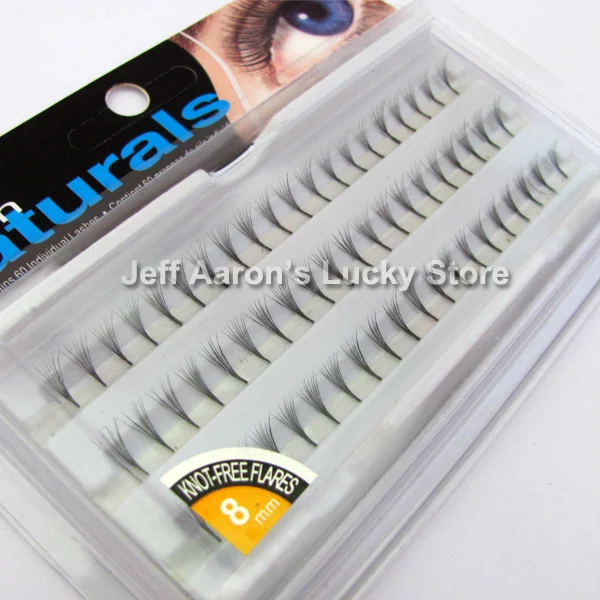3 лотка 12 мм 10 мм 8 мм D Lash Curl натуральные Индивидуальные Накладные ресницы расширение 60 ударов в одной упаковке 8 ресниц на узел