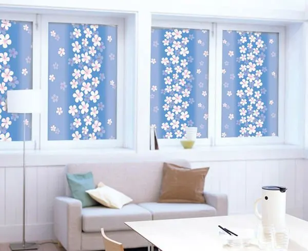 toilet bathroom window glass foil matte color heat insulation sheet window plastic sheets