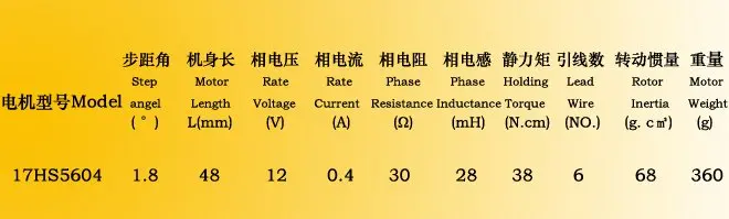 10 шт. 6-lead nema 17 шаговый двигатель 48mm12V/0.4A/75oz-in (Лидер продаж)