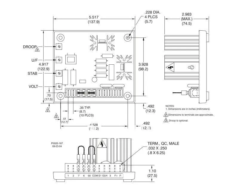 Генератор регулятор напряжения AVR AVC63-4+ и быстрая
