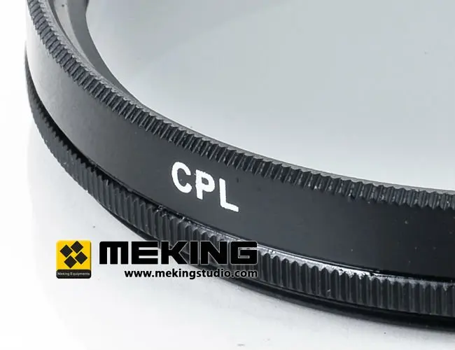 Фильтр объектива камеры Meking CPL круговой поляризатор аксессуары для зеркальных фотоаппаратов для Nikon Canon Pentax sony 52 мм 58 мм 62 мм 67 мм 72 мм 77 мм 82 мм