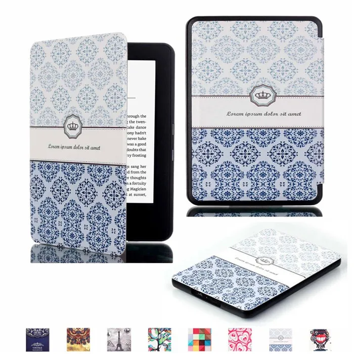 100 шт./лот gligle Тонкий Smart skin чехол для Amazon Kindle Paperwhite 1/2/3th чехол с услуга/сна - Цвет: 2