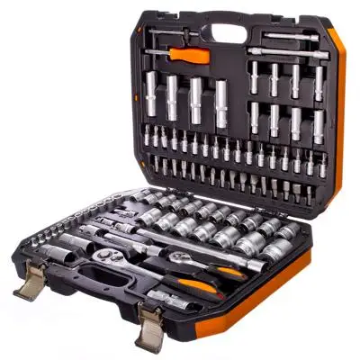 НАБОР ПРОФЕССИОНАЛЬНОГО ИНСТРУМЕНТА ЕРМАК КЛАССИК 94 предметов 1/4&quot+1/2&quot (039)|a set of