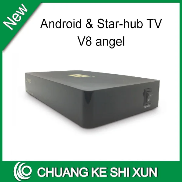 2016 Последние Starhub коробка V8 Ангел (H.265) DVB S2 + T2 C Android|starhub box|latest starhub boxstarhub box |