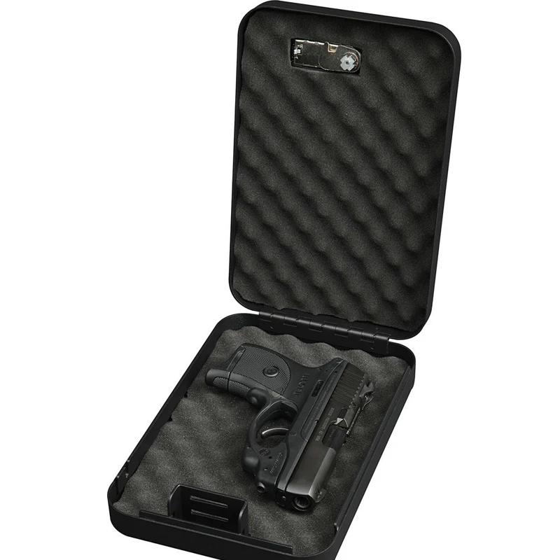 Ospon Portable Security Box Money Gun Digital Small Safe Box Cold-rolled Steel Car Safe Box Valuables Money Jewelry Storage Box