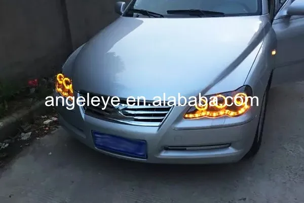 2005-2009Year для Toyota для REIZ светодиодный головной фонарь Angel Eye фары JC