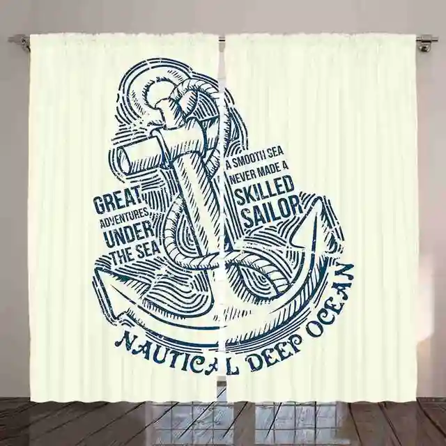 Vorhange Vorhange Wohnzimmer Schlafzimmer Anchor Sailor Abenteuer