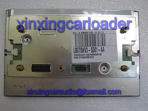Оригинальный Новый 7 "ЖК-дисплей дисплей LB070WV3-(SD) (01) LB070WV3-(SD) (02) lb070wv3-sd03 для автомобиля Mercedes DVD навигации систем отображения