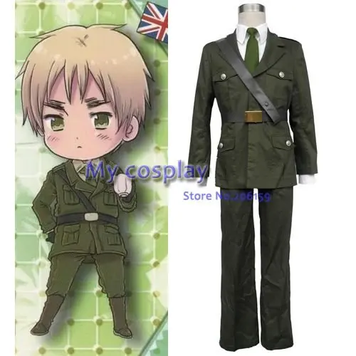 Hetalia Axis Powers Юнайтед королевская форма косплей костюм костюмы на Хэллоуин мужской костюм Мужская одежда