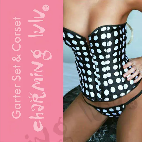 Embroidered Overbust Corset LC5129+ Cheaper price + Free Shipping Cost + Fast Delivery