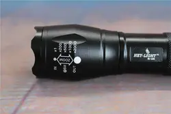 Высокое качество 5 Вт T6 мощный светодиодный фонарик 18650 Водонепроницаемый фонарик YJM-A28 Бесплатная доставка