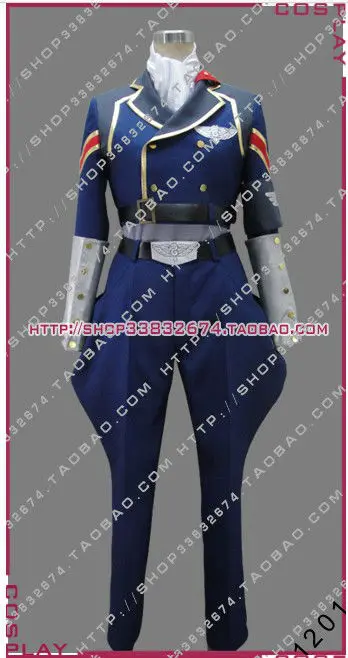 Code Geass отступник акито 1 Akito Хьюга Косплэй костюм