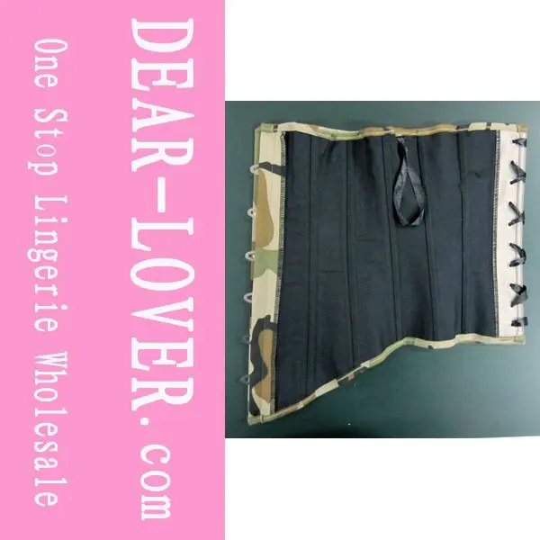 Camouflage Underbust Corset Strapless LC5214 Cheaper price Free Shipping  Fast Delivery