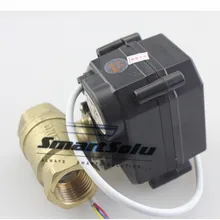 1/" DN15 DC3-6V латунь два пути моторизованный шаровой клапан, CR-05 Электрический шаровой кран с позиции отзывы