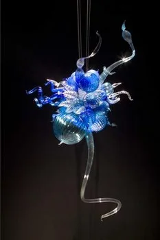 

Mini Beautiful Glass Pendant Light Flower Shape LED Bulbs Hand Blown Murano Glass AC 110/120/220/240V