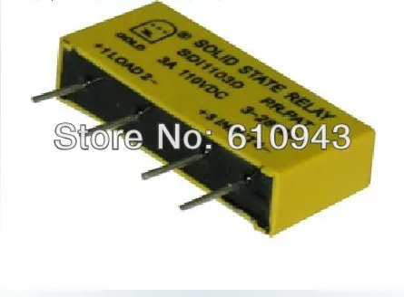 SDI1103D DC в DC 3A SSR вход 3-15 в или 15-28 в output12-110VFreeshipping PCB маленькое твердотельное реле Однолинейный