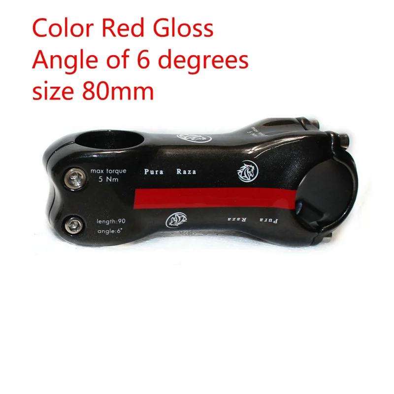 Special ultra-light carbon road stem mountain bike stem 70/80/90/100/110/120/130 mm red orsilver or black - Цвет: Сливовый