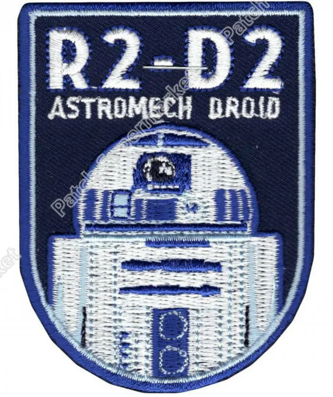 " Звездные войны R2-D2 astromech Droid железа на патч многосерийный телефильм полная вышивка аппликация эмблема Звездные войны вентиляторы подарок