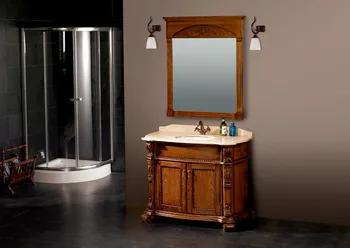 

Antique solid wood bathroom cabinet 0281-8017