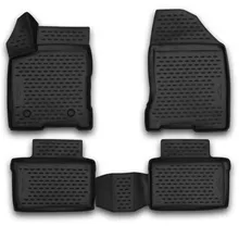 Для Lada Vesta- 3D коврики в салон, 4 шт/компл. полиуретан [Element CARLD00001K]