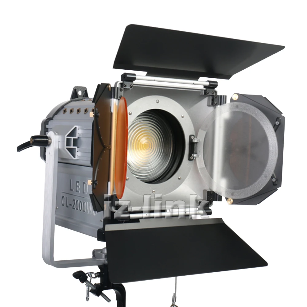 Двухцветная фокусировочная лампа с френелем 2000 Вт|video spotlight|studio spotlightsled bi-color |