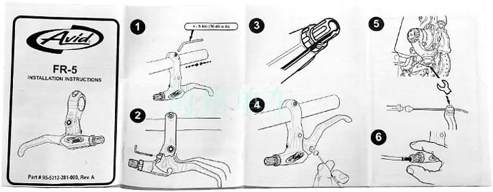 Оригинальная велосипедная Тормозная ручка AVID FR5, велосипедная Тормозная ручка, ультра-светильник, Тормозная ручка из алюминиевого сплава