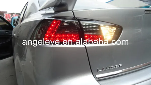 2008-13 лет для Mitsubishi Lancer Exceed светодиодный задняя фара черного Дымчатого Цвета SN