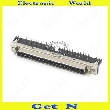 

10pcs SCSI Head CN100P Elbow Female End SCSI CN100 Connector 90 Degree Welding PCB Circuit Board Adapter