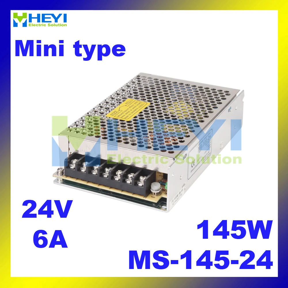

mini size 145w 24VDC 6A single output led power supply switching for Belt cutting machine