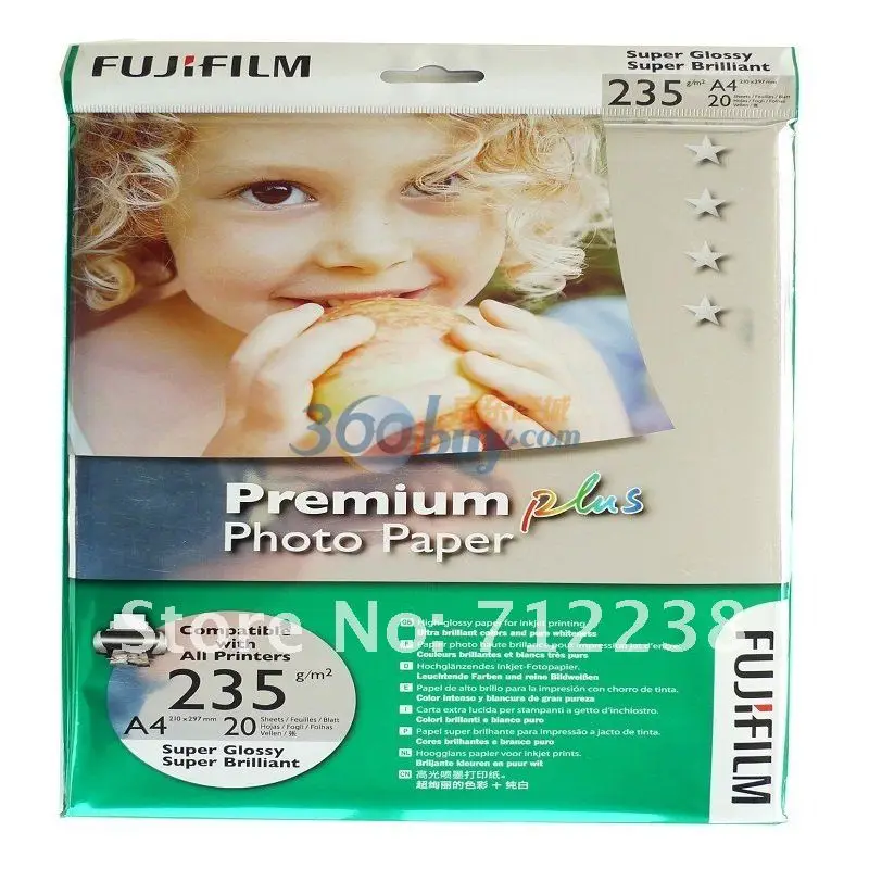The Fujifilm Inkjet A4 235g Glossy 