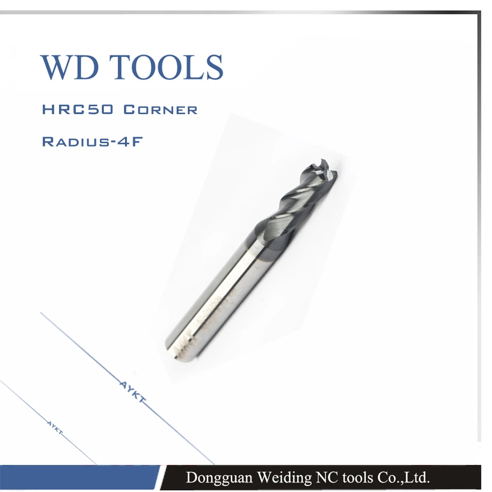 12xr0. 5/1x75l 5 шт. hrc 50 Карбид углу radiu фреза для продажи
