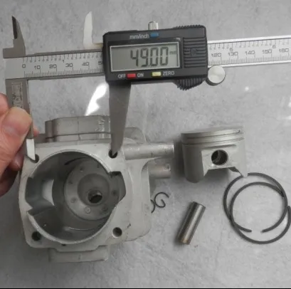 Цилиндр в сборе 50 мм для 71CC 4.8HP 2 цикл земли шнека Бесплатная доставка бурильщика ZYLINDER поршневых колец ремонтный комплект